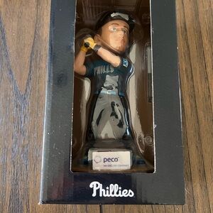 Phillies Bobblehead Figurine - Black and Gray